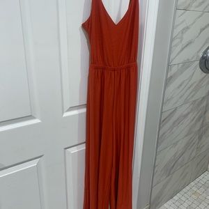 Knit jumpsuit from the Loft. Size M. It runs big. Will fit a large.